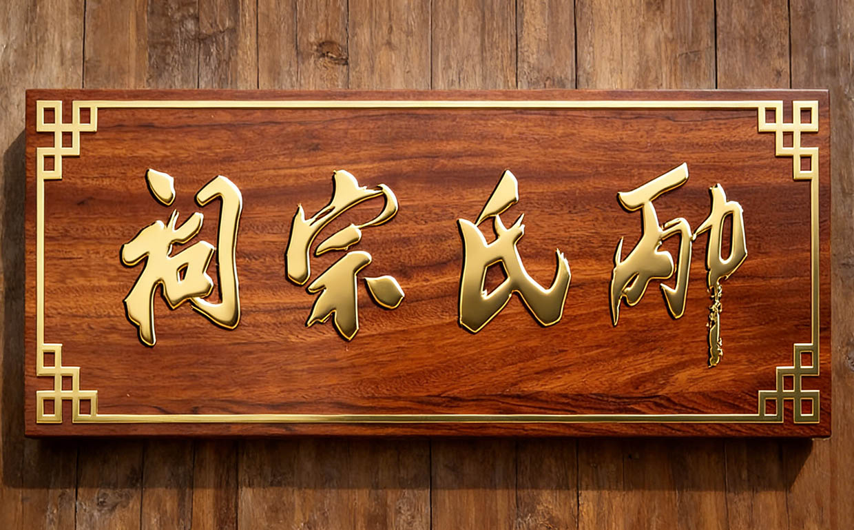 邴氏宗祠牌匾